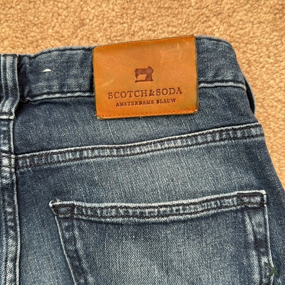 Scotch & Soda Amsterdam Blauw Skim Skinny Leg Mid Rise Jeans Size 29 - Picture 5 of 11